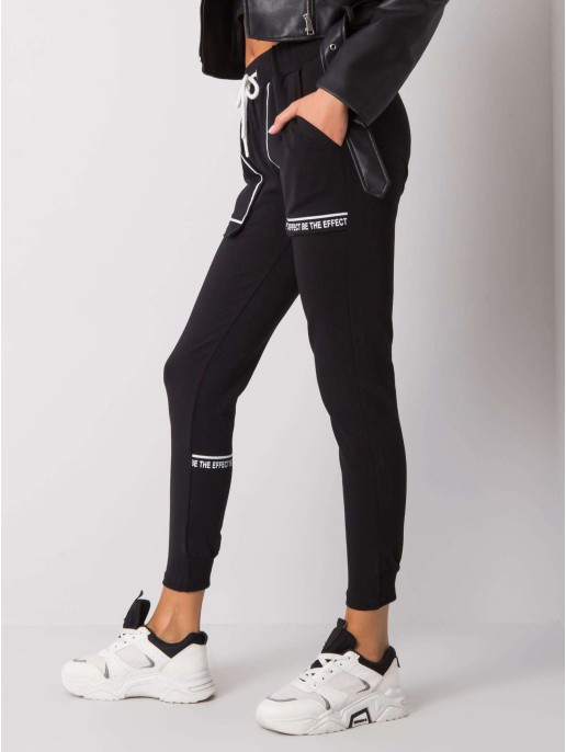 Spodnie dresowe-RV-DR-7035.70-czarny Spodnie dresowe-RV-DR-7035.70-czarny