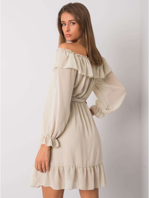 Sukienka-TW-SK-BI-1203.72P-jasny beżowy