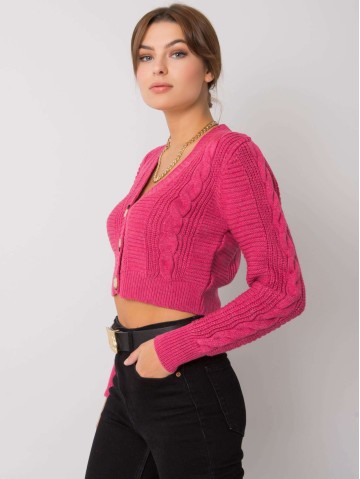 Sweter-LC-SW-A4.40X-ciemny różowy 2