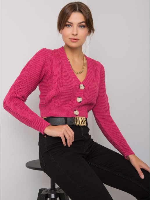 Sweter-LC-SW-A4.40X-ciemny różowy Sweter-LC-SW-A4.40X-ciemny różowy