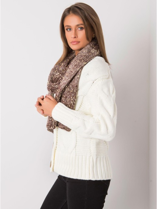 Szalik-AT-SZ-RH-1407.23X-brązowy Szalik-AT-SZ-RH-1407.23X-brązowy