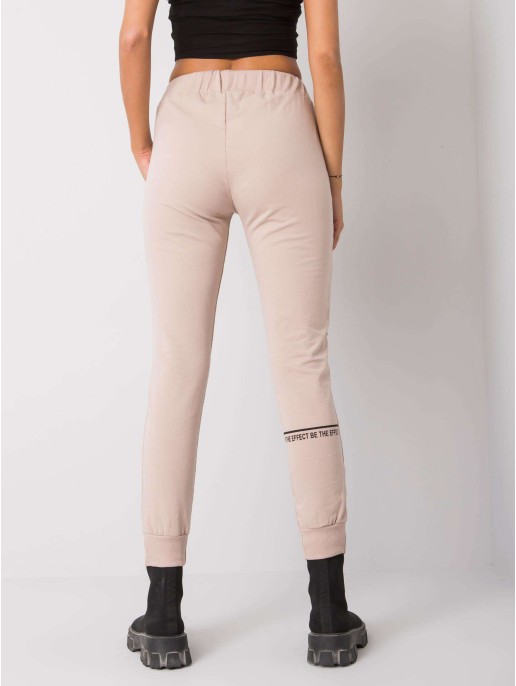 Spodnie dresowe-RV-DR-7035.70-beżowy Spodnie dresowe-RV-DR-7035.70-beżowy