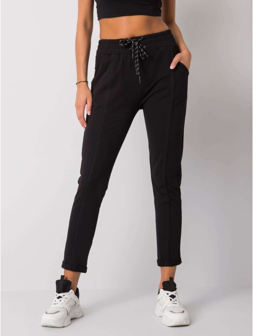 Spodnie dresowe-RV-DR-6971.91-czarny Spodnie dresowe-RV-DR-6971.91-czarny