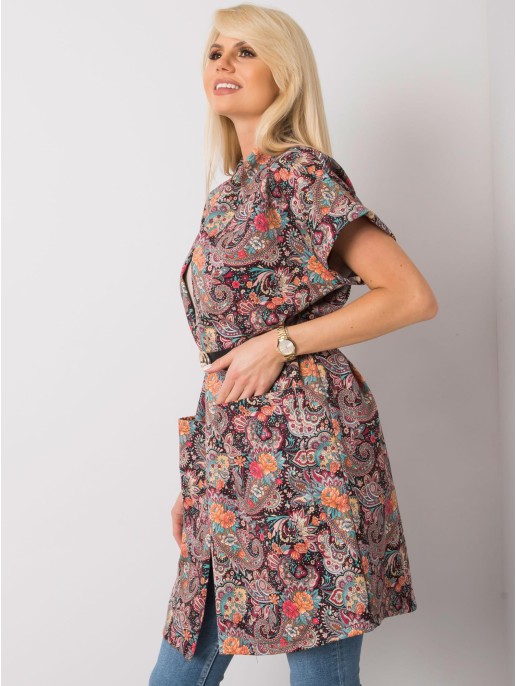 Płaszcz-DHJ-PL-6025A.24X-czarno-czerwony