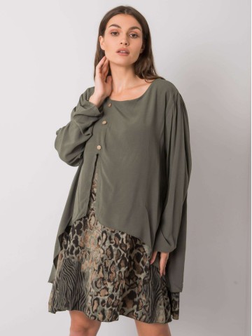 Suknelė-DHJ-SK-21451.50-khaki 2