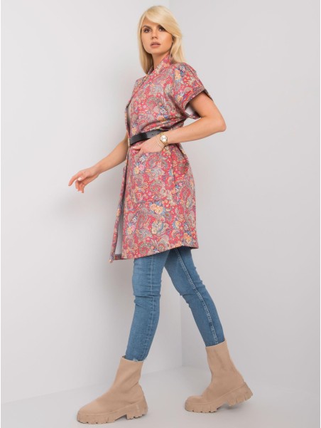 Płaszcz-DHJ-PL-6025A.24X-czerwony