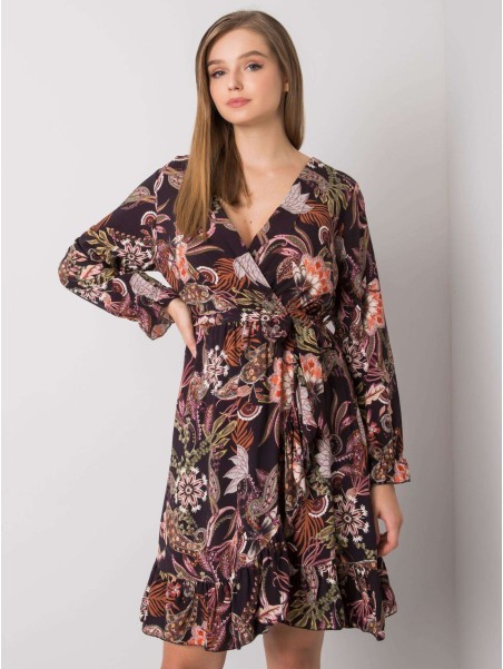 Sukienka-TW-SK-BI-H2515.38X-czarno-beżowy