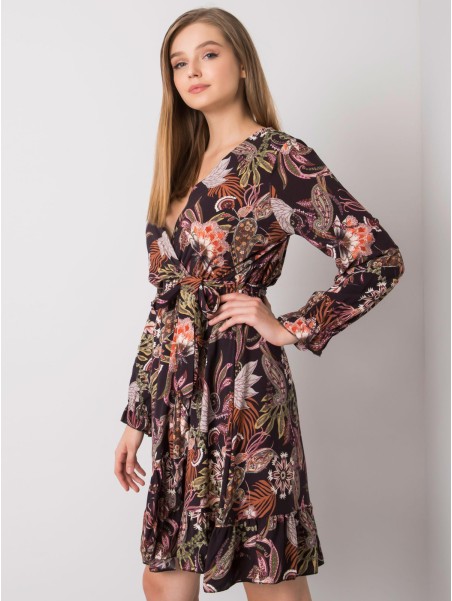 Sukienka-TW-SK-BI-H2515.38X-czarno-beżowy