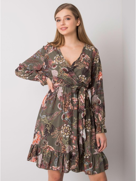 Suknelė-TW-SK-BI-H2515.38X-khaki Suknelė-TW-SK-BI-H2515.38X-khaki