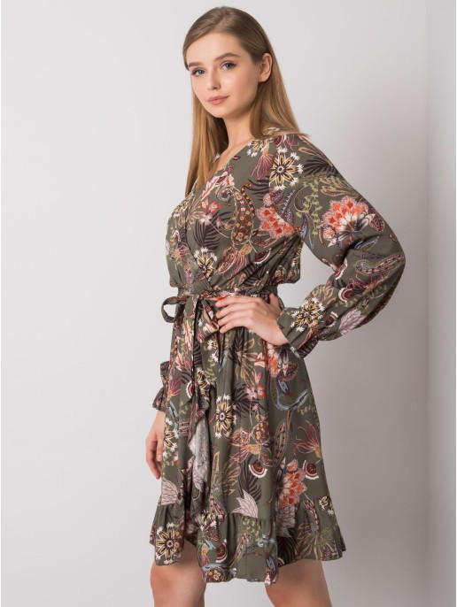 Suknelė-TW-SK-BI-H2515.38X-khaki Suknelė-TW-SK-BI-H2515.38X-khaki