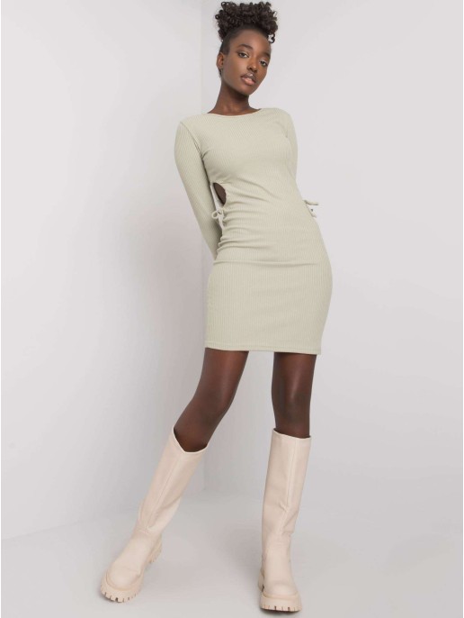 Suknelė-LK-SK-508687.17P-pistacijų spalvos