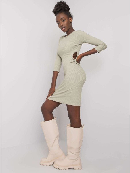 Suknelė-LK-SK-508687.17P-pistacijų spalvos