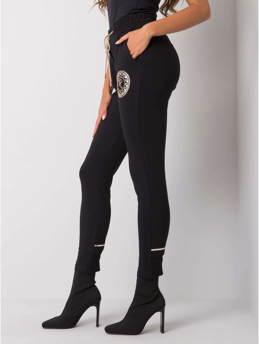 Spodnie dresowe-RV-DR-7072.26-czarny Spodnie dresowe-RV-DR-7072.26-czarny