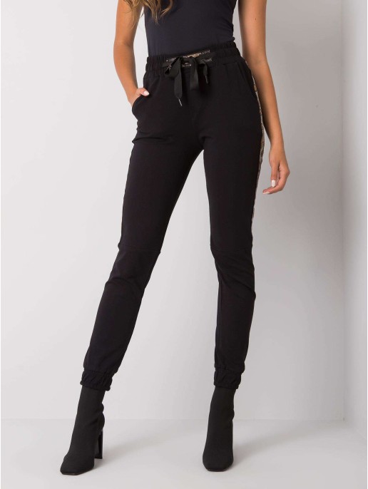 Spodnie dresowe-RV-DR-6891.54-czarny Spodnie dresowe-RV-DR-6891.54-czarny