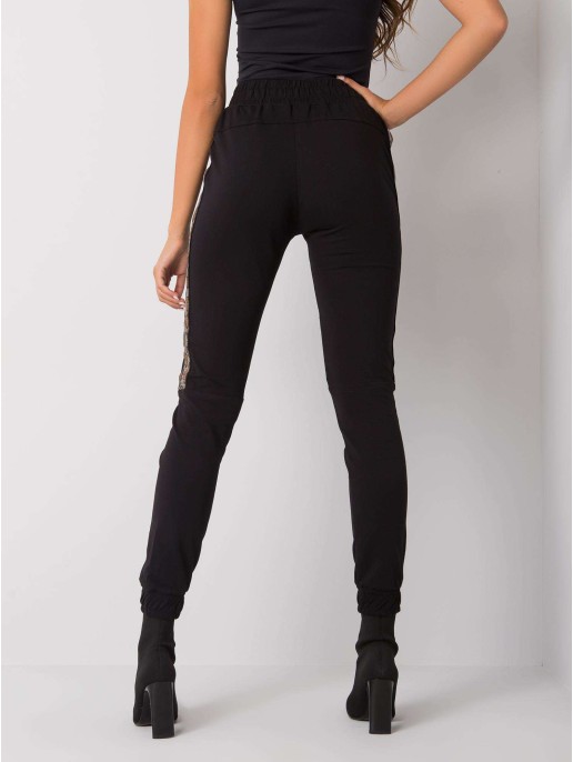 Spodnie dresowe-RV-DR-6891.54-czarny Spodnie dresowe-RV-DR-6891.54-czarny