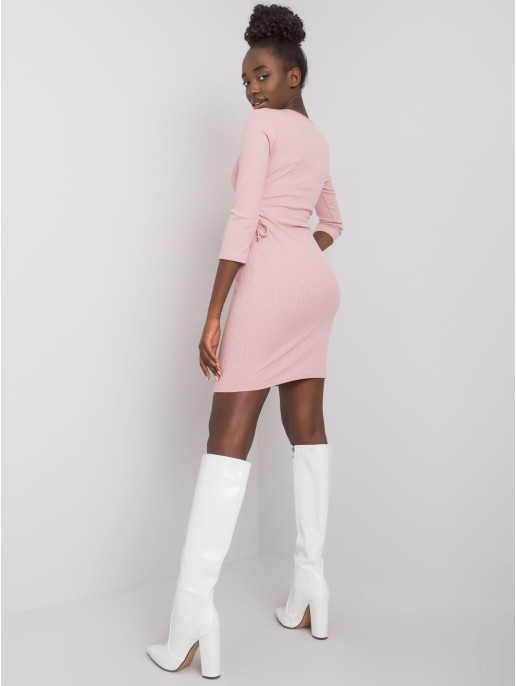 Sukienka-LK-SK-508687.17P-jasny różowy