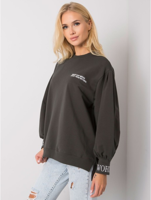 Bluza-RV-BL-7164.51P-ciemny khaki Bluza-RV-BL-7164.51P-ciemny khaki