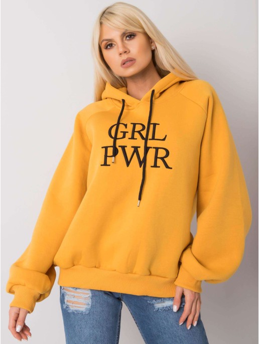 Bluza-EM-BL-651/3.39X-ciemny żółty Bluza-EM-BL-651/3.39X-ciemny żółty