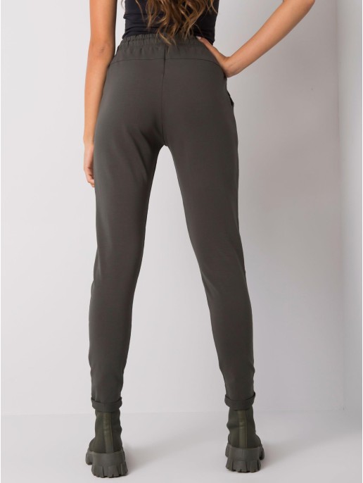 Spodnie dresowe-RV-DR-7076.21-ciemny khaki Spodnie dresowe-RV-DR-7076.21-ciemny khaki