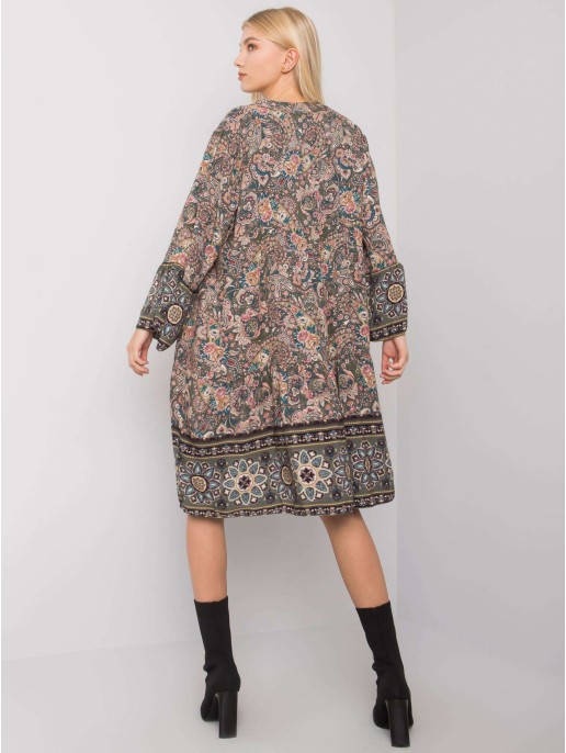 Sukienka-TW-SK-BI-5S0118B.25-khaki Sukienka-TW-SK-BI-5S0118B.25-khaki