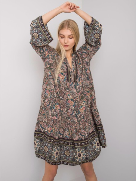 Sukienka-TW-SK-BI-5S0118B.25-khaki