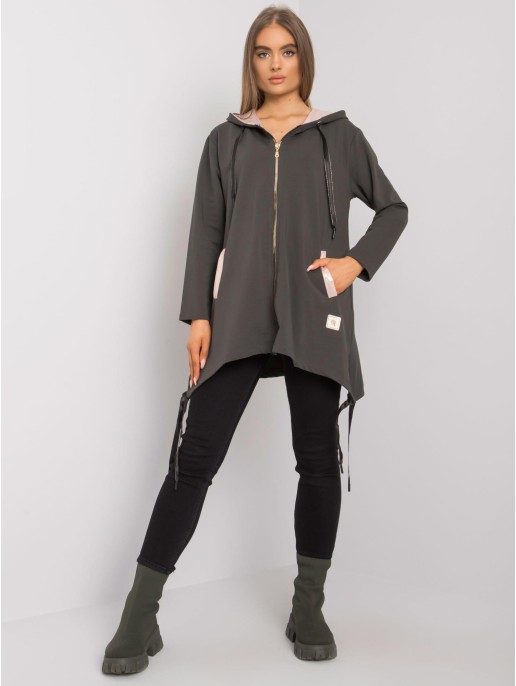 Bluza-RV-BL-4899.23P-ciemny khaki Bluza-RV-BL-4899.23P-ciemny khaki