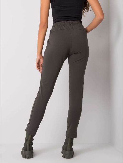 Spodnie dresowe-RV-DR-7071.20-ciemny khaki Spodnie dresowe-RV-DR-7071.20-ciemny khaki