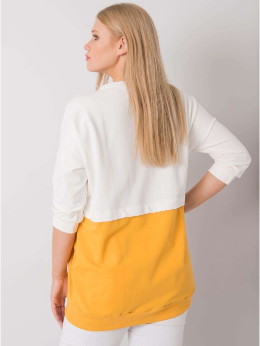 Tunika-RV-TU-6851.28-biało-geltona Tunika-RV-TU-6851.28-biało-geltona