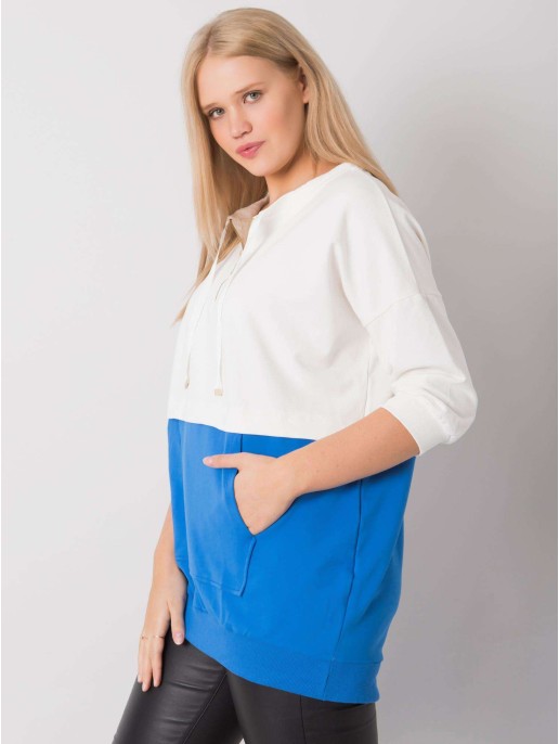 Tunika-RV-TU-6851.28-biało-mėlyna Tunika-RV-TU-6851.28-biało-mėlyna