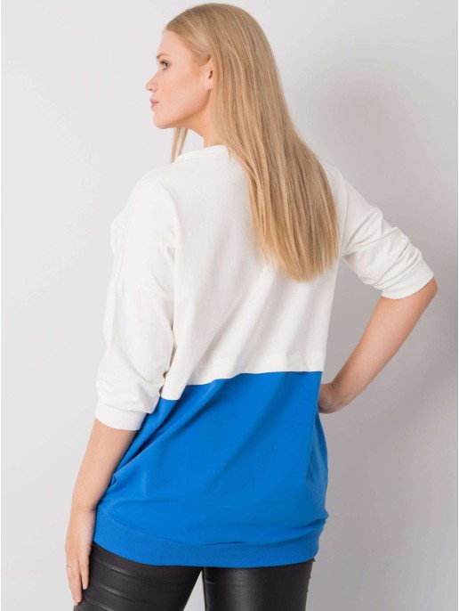 Tunika-RV-TU-6851.28-biało-mėlyna Tunika-RV-TU-6851.28-biało-mėlyna