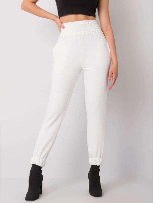 Spodnie dresowe-FE-DR-5541.45P-ecru Spodnie dresowe-FE-DR-5541.45P-ecru