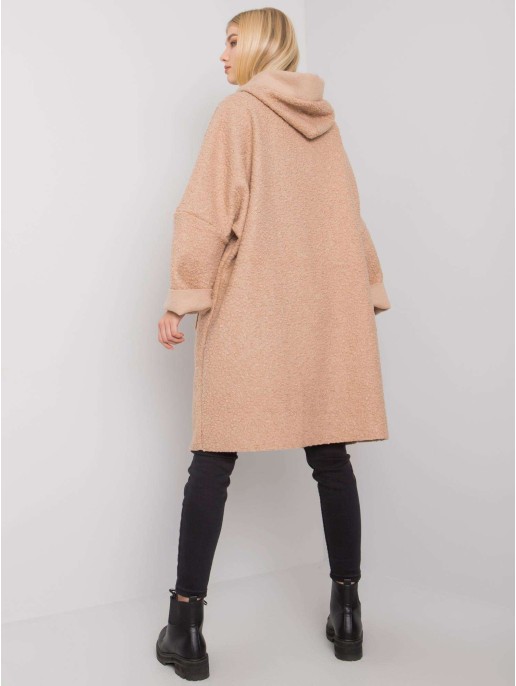 Płaszcz-TW-PL-BI-21715.63P-beżowy Płaszcz-TW-PL-BI-21715.63P-beżowy