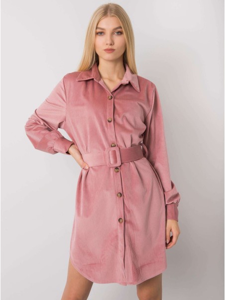 Suknelė-DHJ-SK-10333.12P-tamsiai rožinė