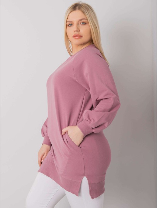 Bluzka-RV-BZ-7227.95-ciemny różowy Bluzka-RV-BZ-7227.95-ciemny różowy