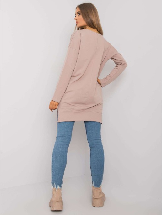 Tunika-RV-TU-7201.43P-tamsiai smėlio spalvos Tunika-RV-TU-7201.43P-tamsiai smėlio spalvos