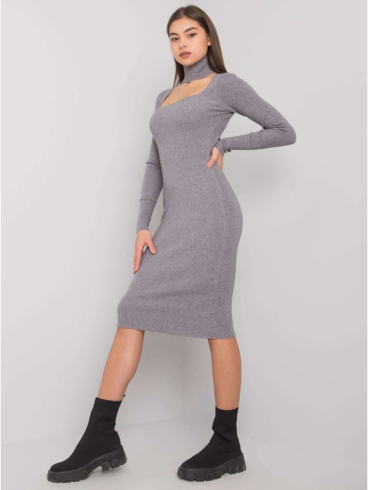 Sukienka-TW-SK-BI-ZS5178.84-ciemny szary