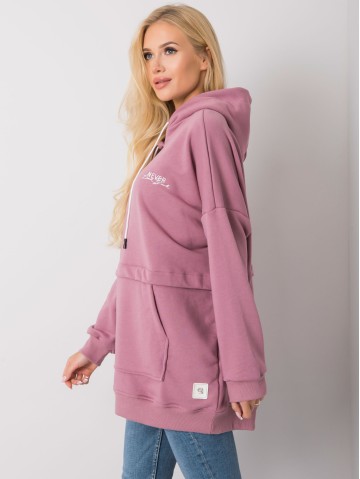 Bluza-RV-BL-7095.30P-ciemny różowy 2