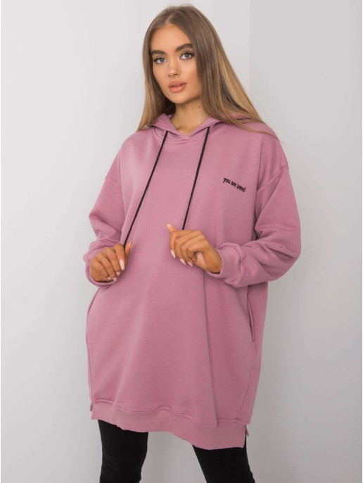 Bluza-RV-BL-7097.26-ciemny różowy