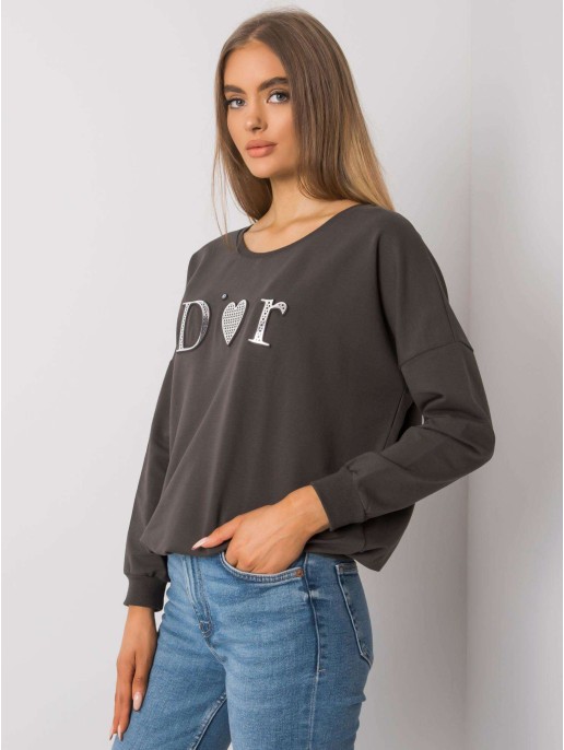 Džemperis-RV-BL-0192.55P-tamsiai chaki Džemperis-RV-BL-0192.55P-tamsiai chaki