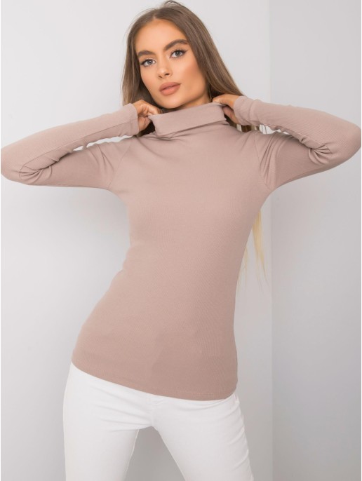 Bluzka-RV-BZ-7182.01P-ciemny bezowy Bluzka-RV-BZ-7182.01P-ciemny bezowy