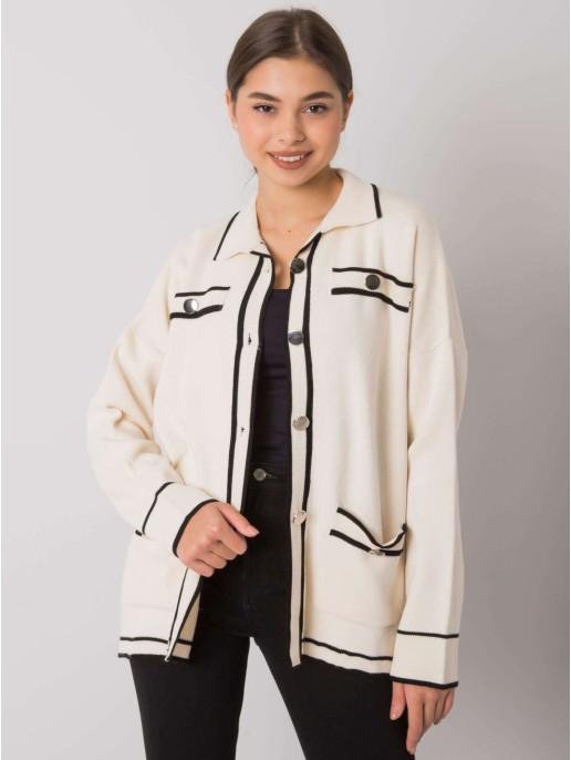 Sweter-FE-SW-3355.57P-jasny beżowy Sweter-FE-SW-3355.57P-jasny beżowy