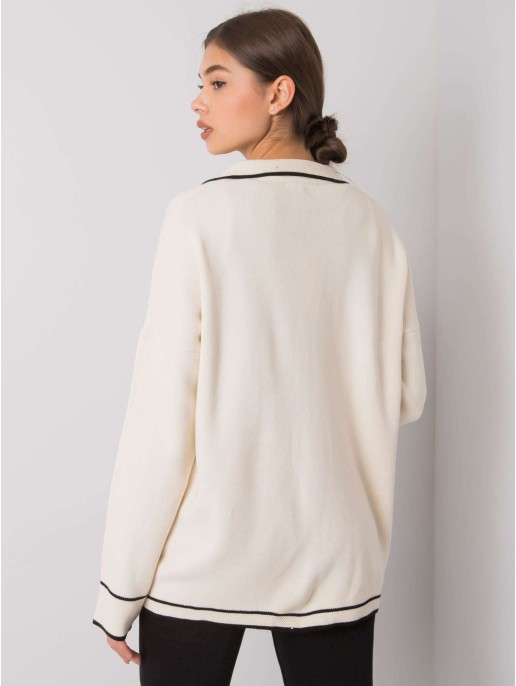 Sweter-FE-SW-3355.57P-jasny beżowy Sweter-FE-SW-3355.57P-jasny beżowy