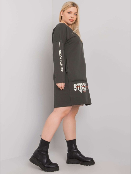 Tunika-RV-TU-7222.80P-ciemny khaki Tunika-RV-TU-7222.80P-ciemny khaki