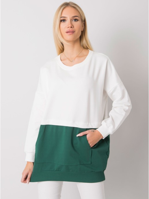 Bluza-RV-BL-7197.89P-biało-zielony Bluza-RV-BL-7197.89P-biało-zielony
