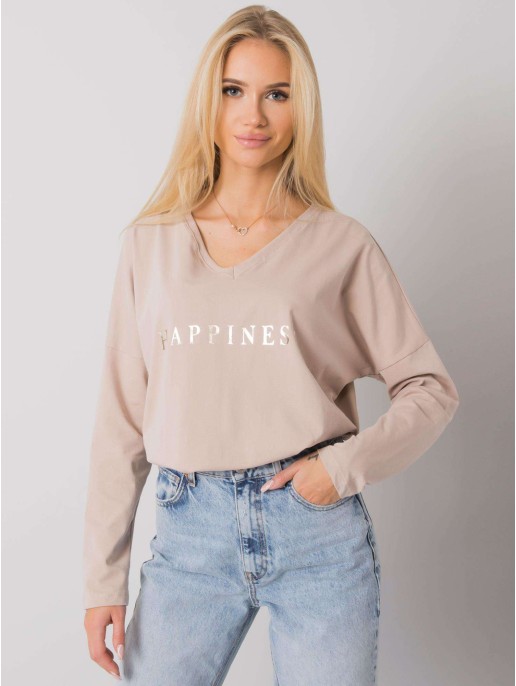 Bluzka-RV-BZ-7210.64P-beżowy Bluzka-RV-BZ-7210.64P-beżowy