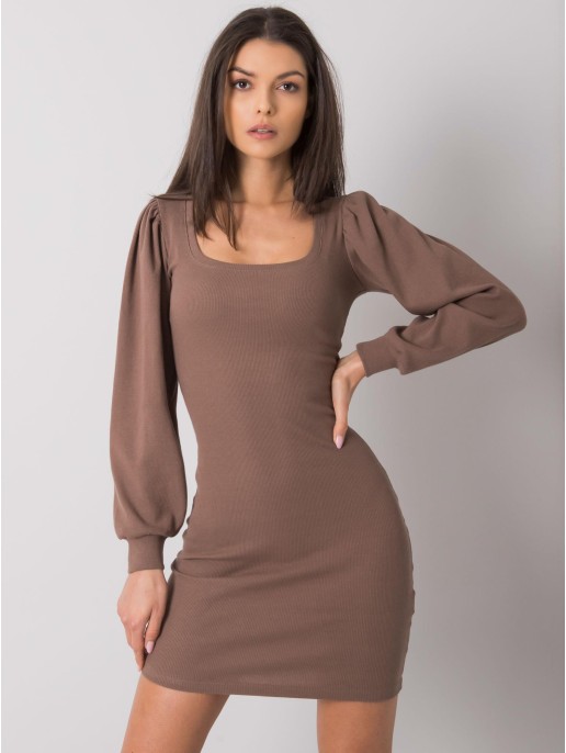 Suknelė-RV-SK-7280.34X-ruda