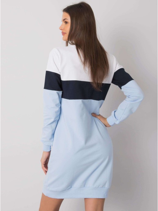 Sukienka-RV-SK-5869.04-biało-niebieski Sukienka-RV-SK-5869.04-biało-niebieski