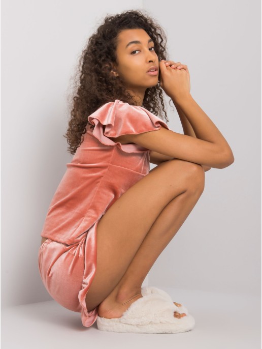 Piżama-WN-PI-02.97-ciemny różowy