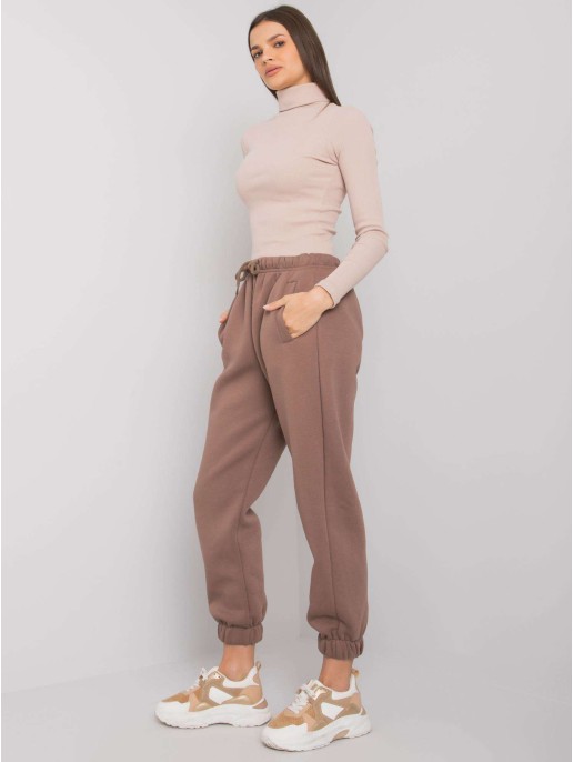 Spodnie dresowe-RV-DR-7205.74-brązowy Spodnie dresowe-RV-DR-7205.74-brązowy