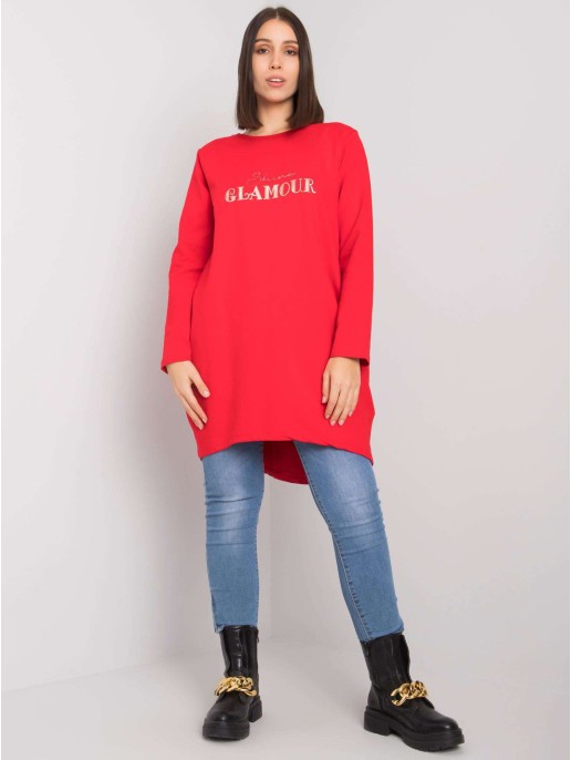 Tunika-RV-TU-7277.76P-czerwony Tunika-RV-TU-7277.76P-czerwony